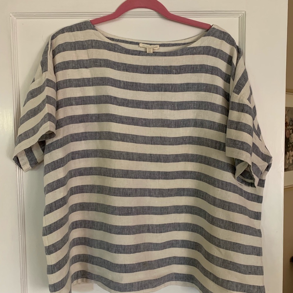 Eileen Fisher Organic Linen Top